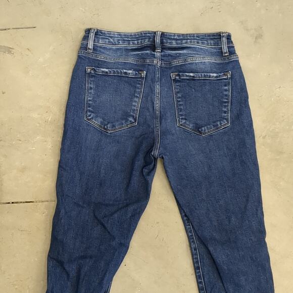 Flying Monkey Blue Skinny Jeans with Distressing and Classic Wash size 27 - Picture 5 of 5